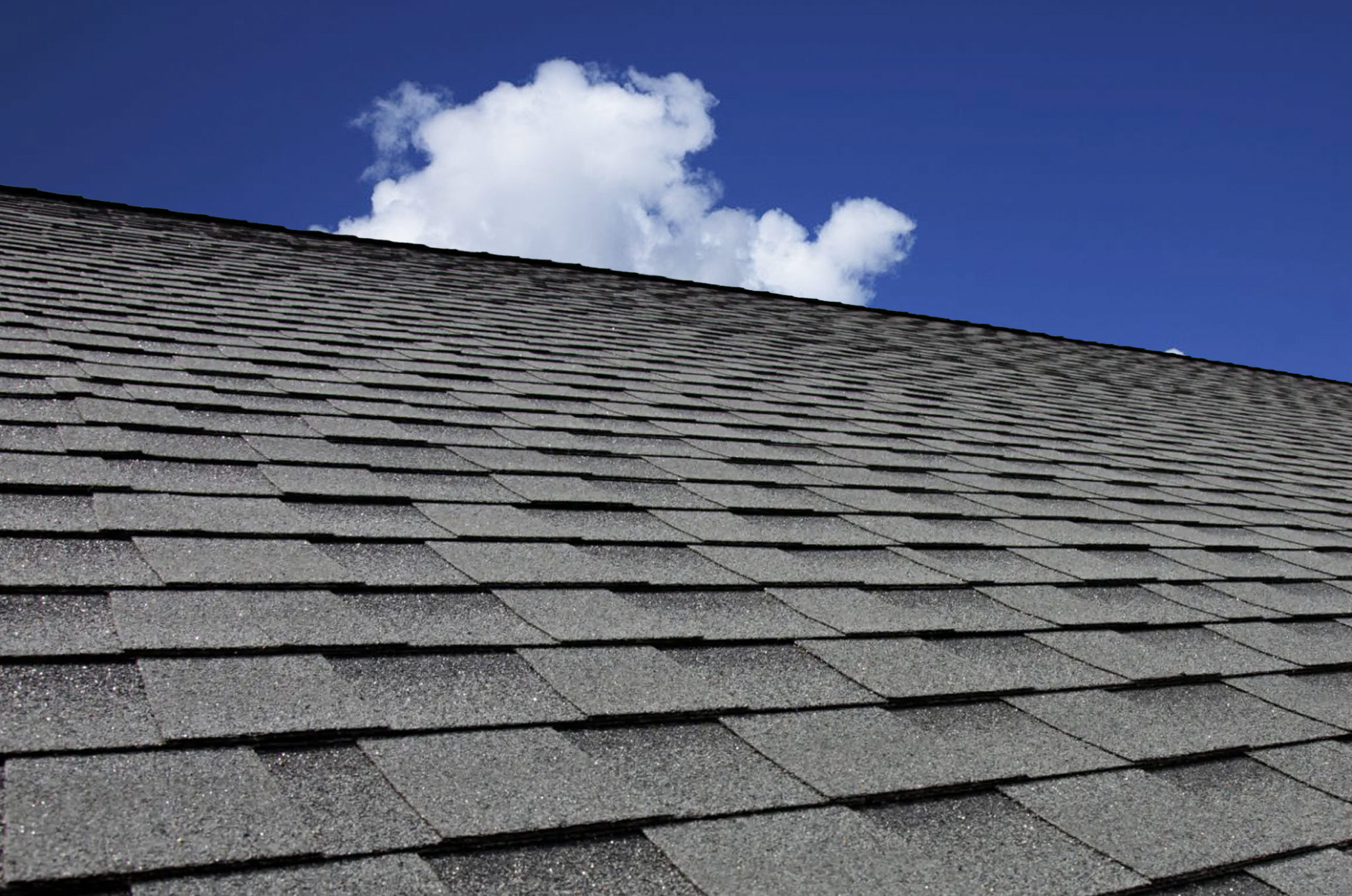 New roof after professional installation